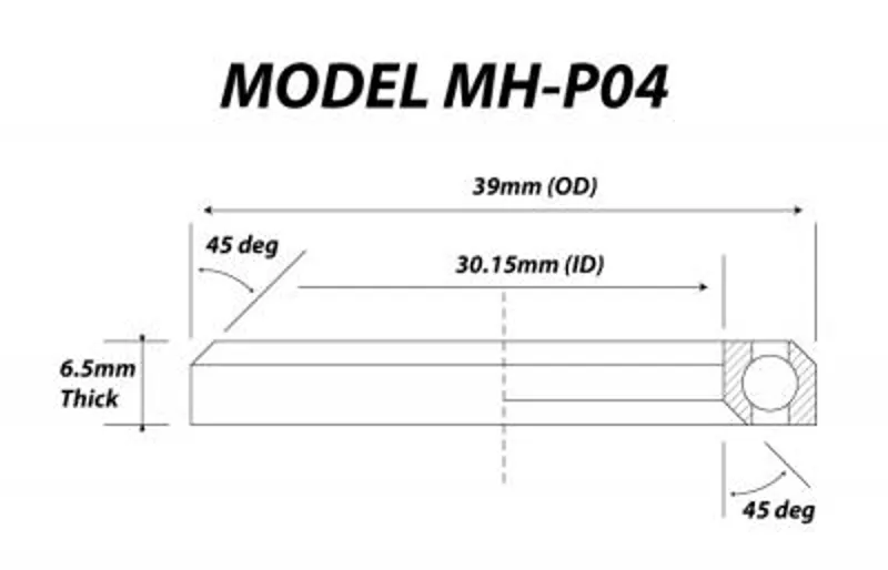 Halt MH-P04 39 x 30.15 x 6.5 Bearing